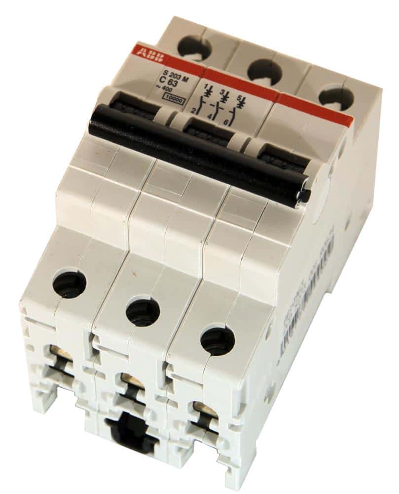 ABB automatsikring C 63A 3P