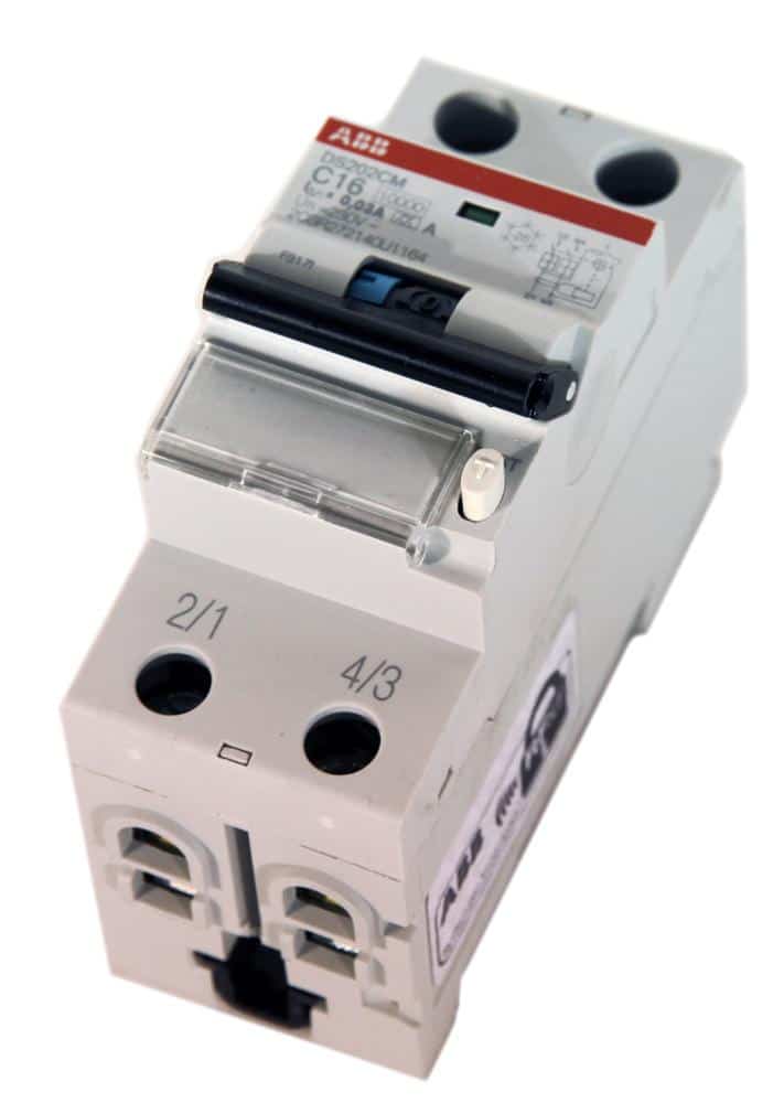 ABB jordfeilautomat C 16A 30mA 2P