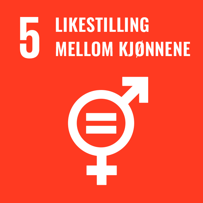 FNs Bærekraftsmål nummer 5. Likestilling mellom kjønnene